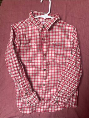 Hanna Andersson kids Red Plaid Flannel